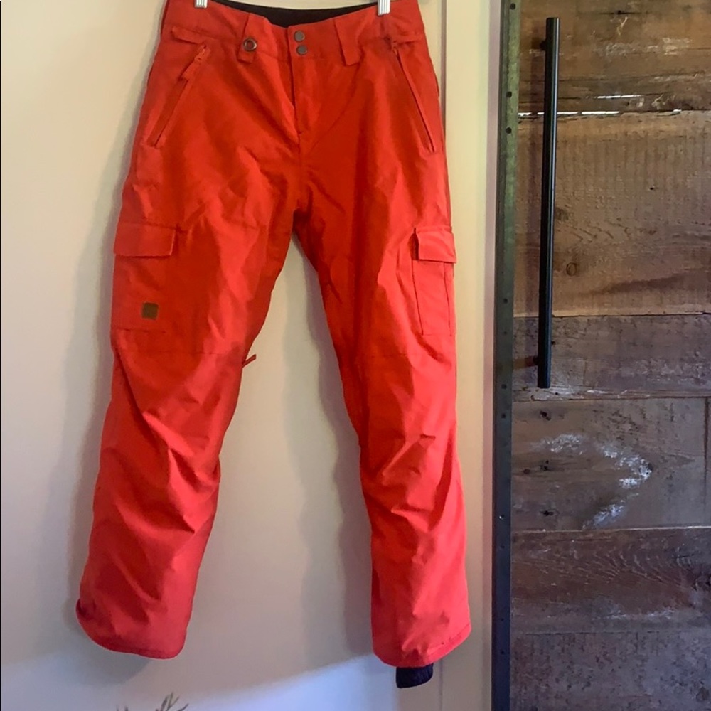 Quiksilver Orange Snow Pants